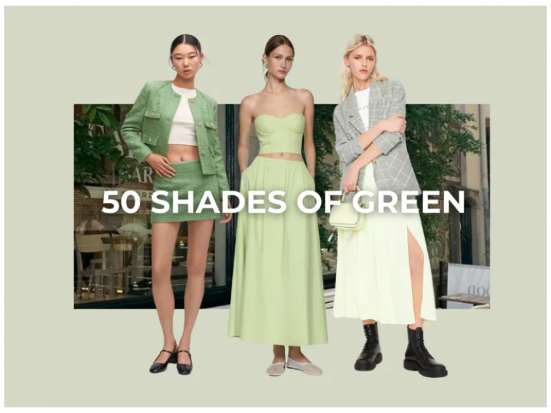 Xu hướng Thu Đông 2024: 50 sắc thái xanh